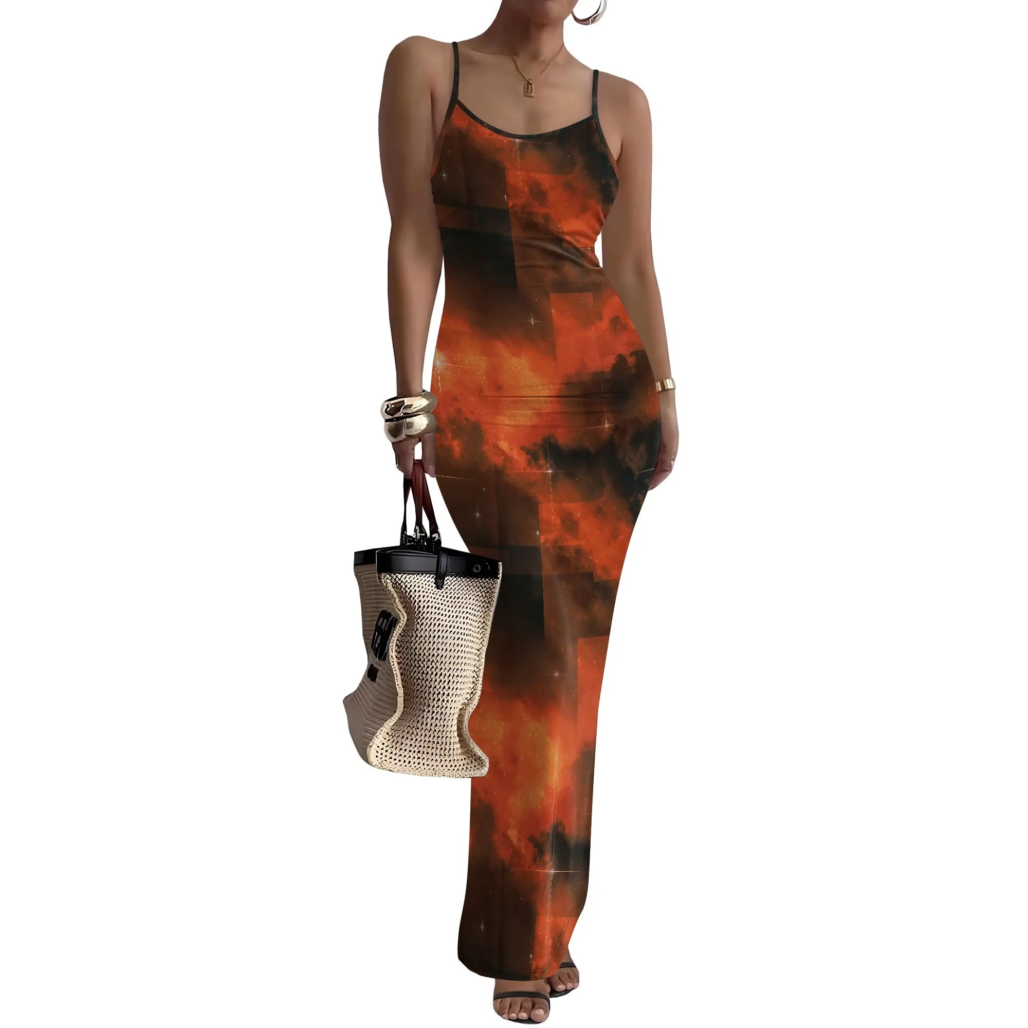 Women Summer Long Dress Casual Slip Sexy Slim Sleeveless Bodycon Maxi Dresses for Women 2025